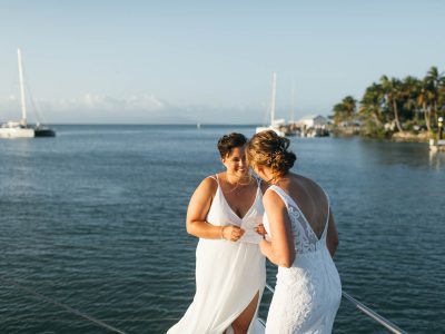 Tahlya & Nicole, Sailaway & Nautilus Port Douglas Wedding